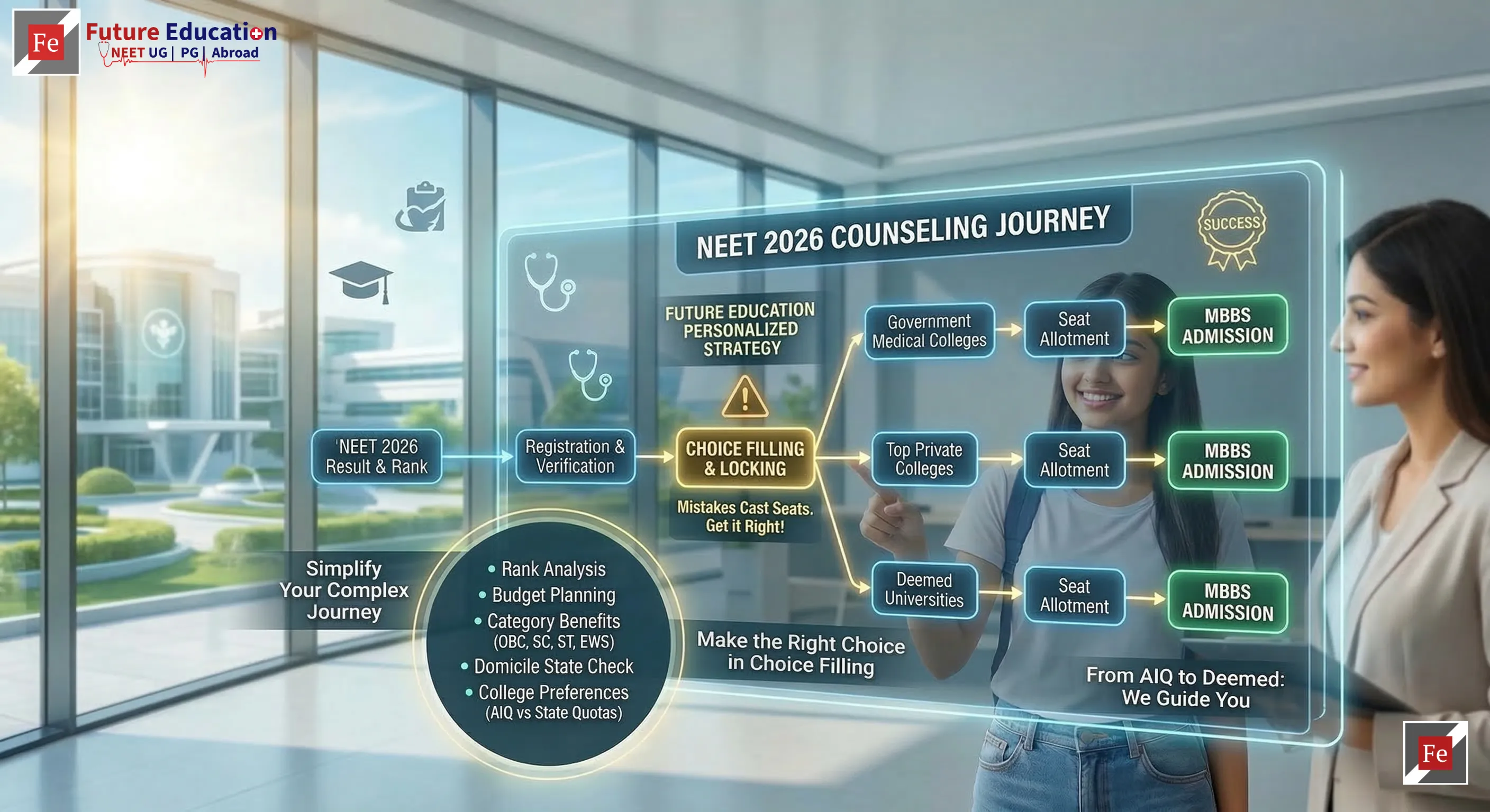 MBBS admission guidance for NEET 2026 counseling